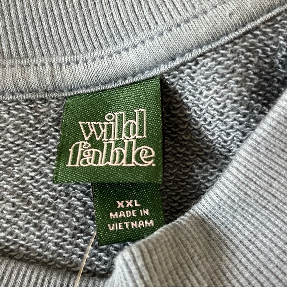 NWT Wild Fable Pullover Sweatshirt Blue Size XXL - Picture 5 of 7
